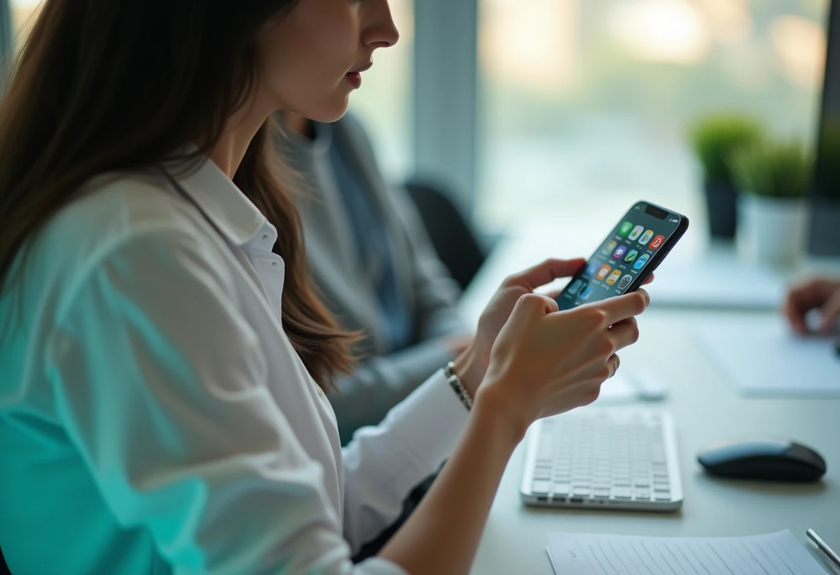 Stylish productivity apps in action